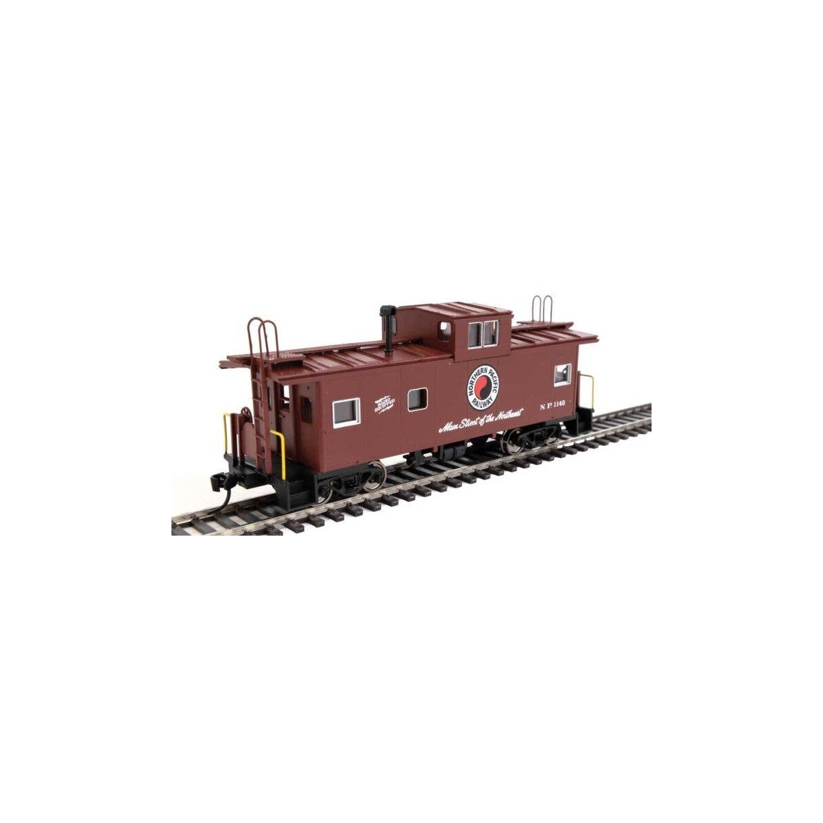 International Wide-Vision Caboose - Ready to Run -- Northern Pacific 1140, HO, WalthersMainline 8778