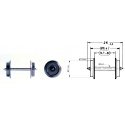 AC wheel set, HO, Roco 6561