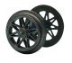 DC NEM standard fine-cast spoked wheel set, HO, Roco 40190
