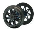 DC NEM standard fine-cast spoked wheel set, HO, Roco 40190