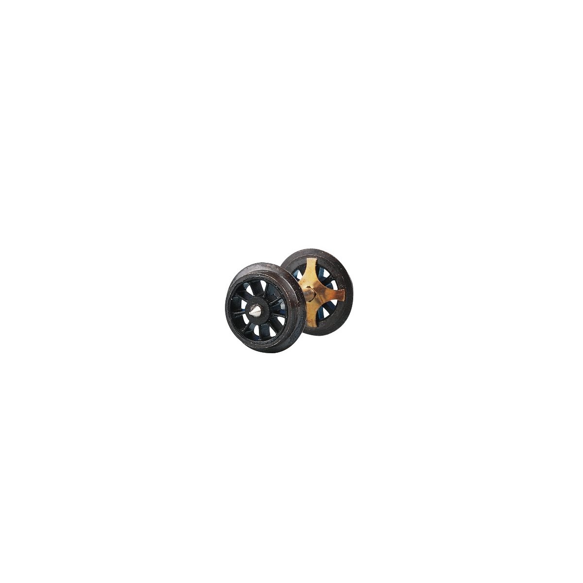 DC NEM standard spoked wheel set, HO, Roco 40188