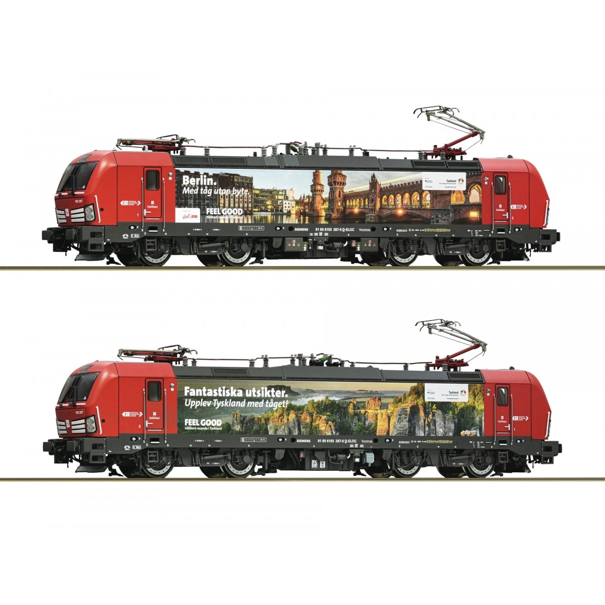 Electric locomotive 193 287-0, Snälltåget, HO, Roco 7520119
