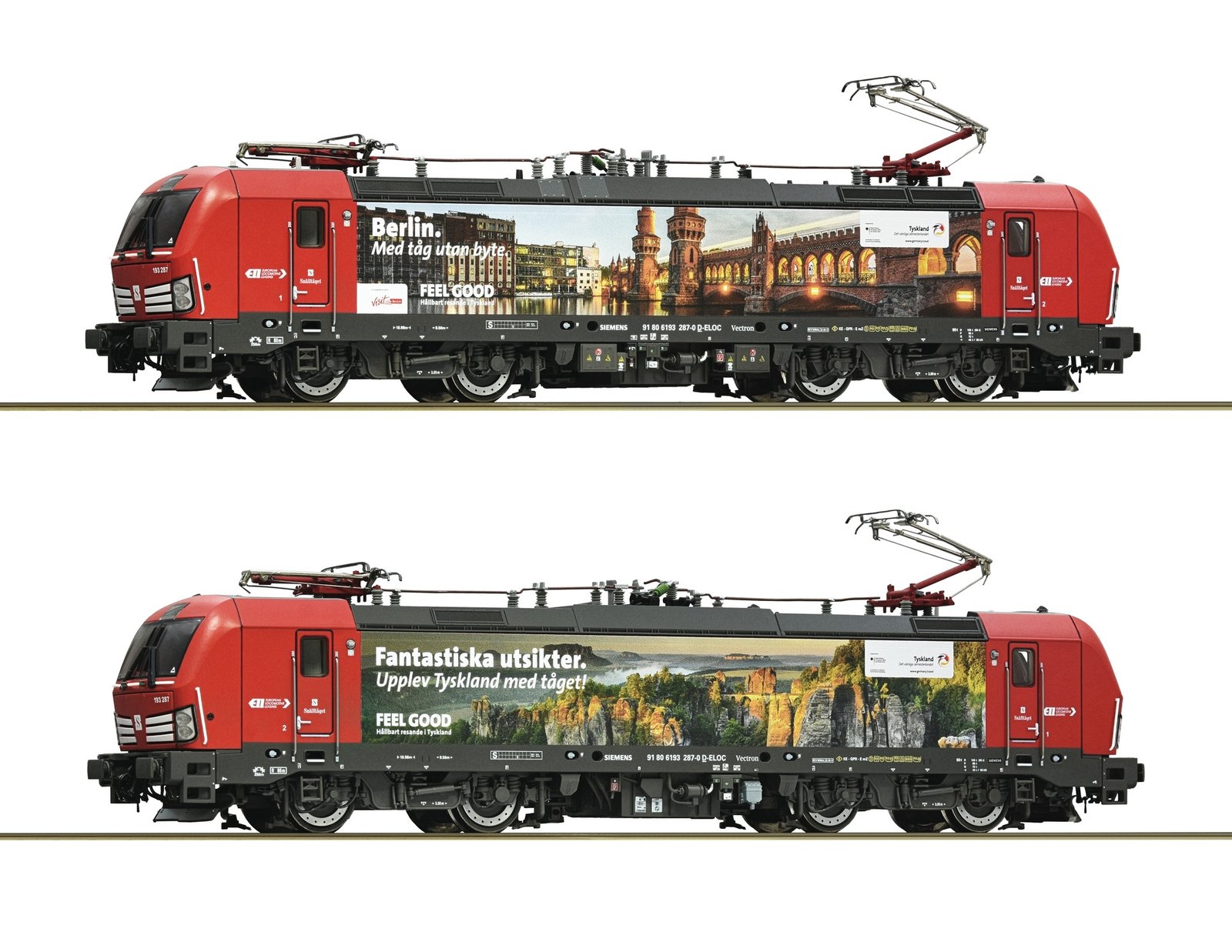 Electric locomotive 193 287-0, Snälltåget, HO, Roco 7520119