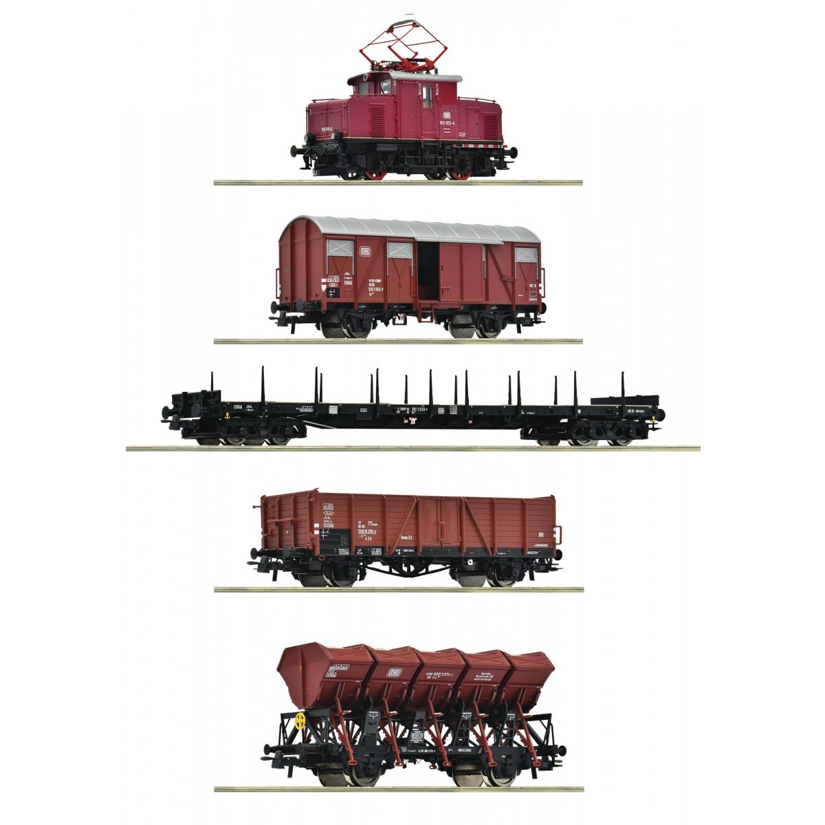 5-piece set: "Oberammergau", DB, HO, Roco 5500003