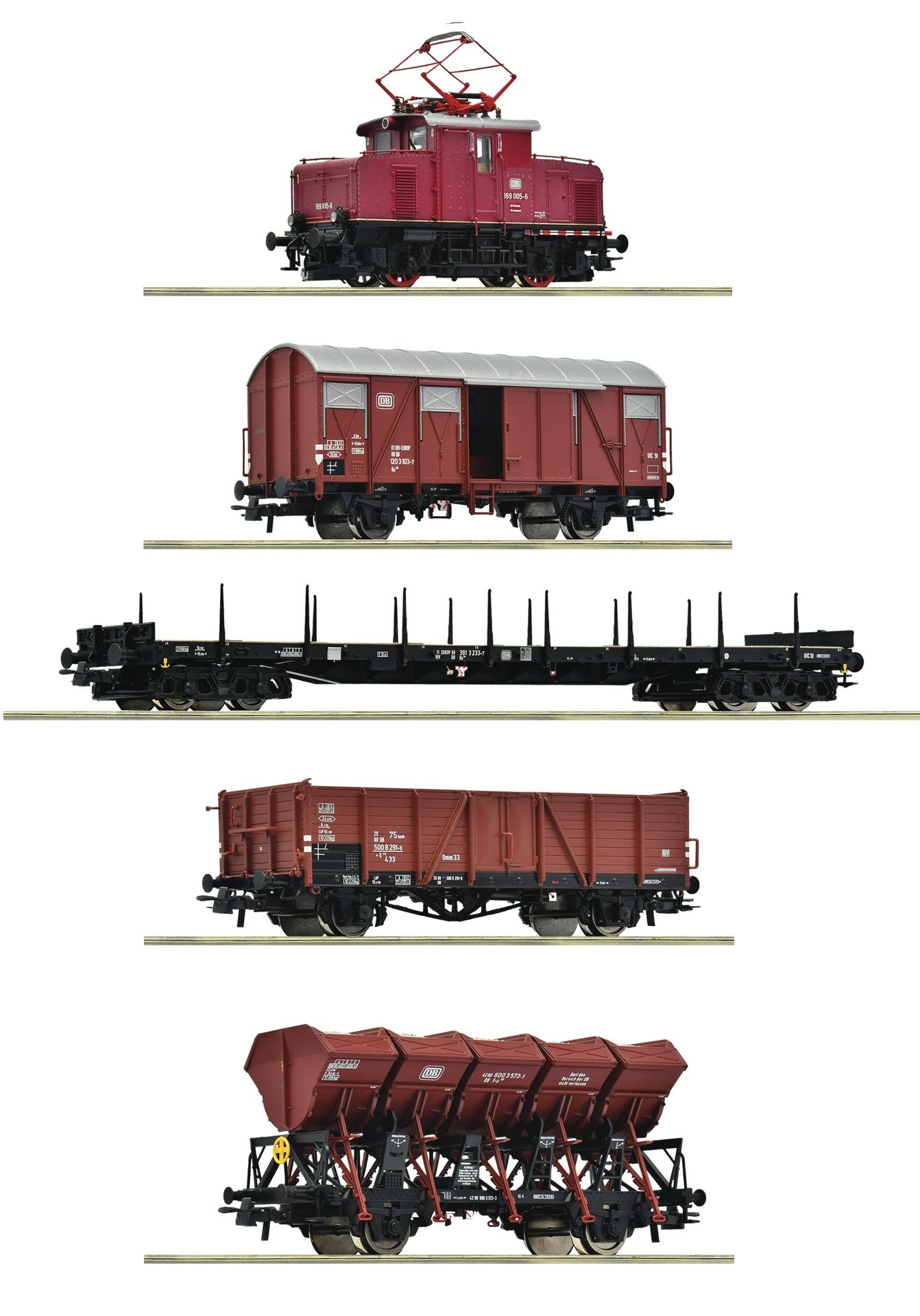 5-piece set: "Oberammergau", DB, HO, Roco 5500003