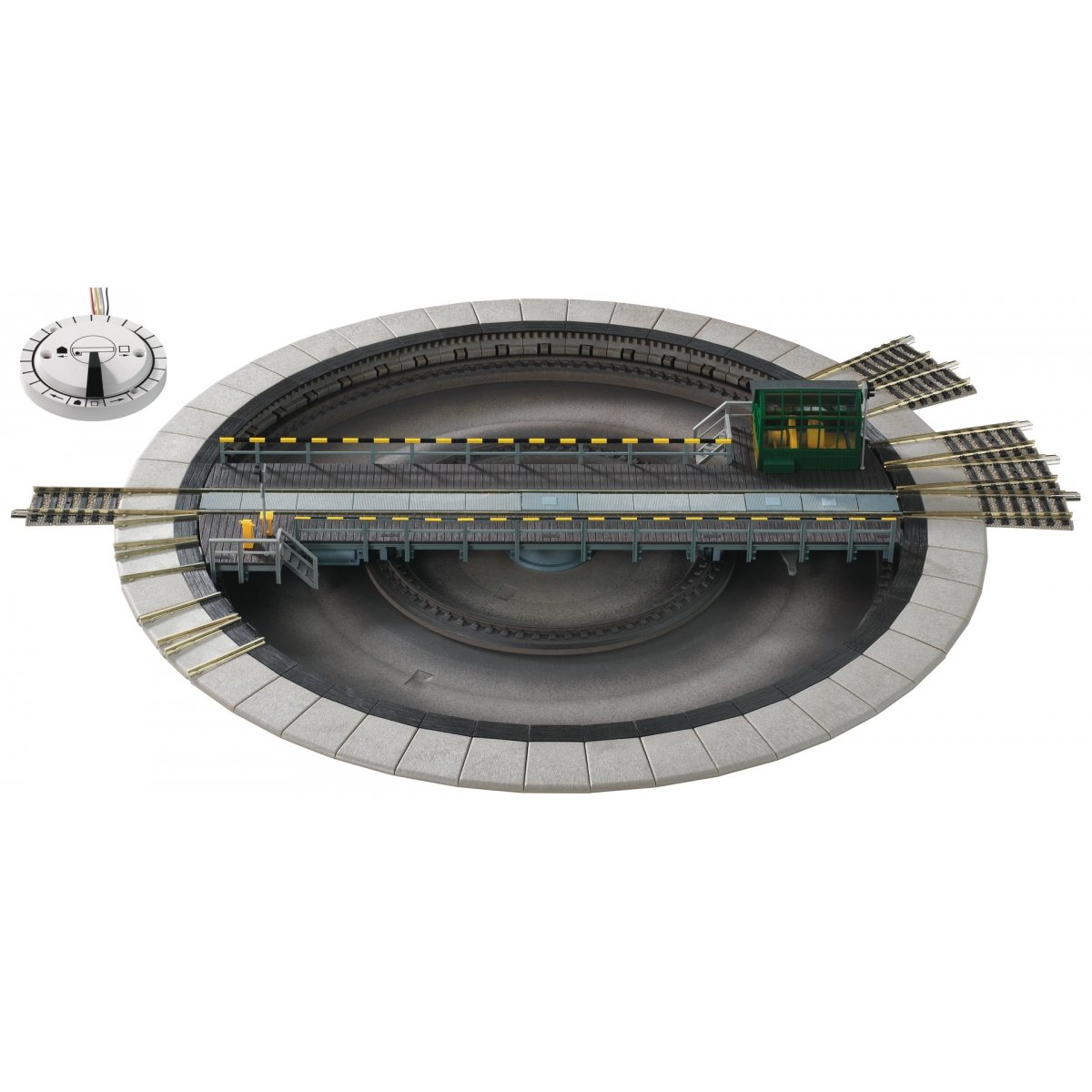 Electrically operated turntable, HO, Roco 6152