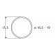 Traction tyre set DC, HO, Roco 40072