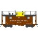 PRR Class N5 Steel Cabin Car (Caboose) - Ready to Run -- Pennsylvania Railroad N5B 477700 (N5B Trainphone ′60, Shadow Key yell