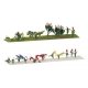 Flower Garden -- 18 Blooming Flowers, HO, Faller Gmbh 181293