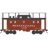 PRR Class N5C Steel Cabin Car (Caboose) - Ready to Run -- Pennsylvania Railroad 477991 (Trainphone, 1955, Tuscan, black, Shadow 