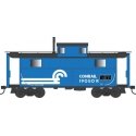 PRR Class N5 Steel Cabin Car (Caboose) - Ready to Run -- Conrail 19039 (Blt. 1-17 Rpkd 6-77, blue, black, white), HO, Bowser Man
