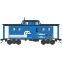 PRR Class N5C Steel Cabin Car (Caboose) - Ready to Run -- Conrail 23036 (1976, blue, white, black), HO, Bowser Manufacturing Co.