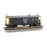 Steel Bay Window Caboose - Ready to Run -- Baltimore & Ohio C-3015 (blue, yellow, silver), HO, Bachmann Industries 73204