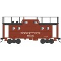 PRR Class N5C Steel Cabin Car (Caboose) - Ready to Run -- Pennsylvania Railroad 477856 (Trainphone, Early Western 1946, Tuscan, 