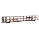 89′ Flatcar w/Tri-Level Open Auto Rack - Ready to Run -- Southern Pacific(TM) Rack St. Louis Sou, HO, WalthersMainline 8224