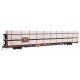 89′ Flatcar w/Tri-Level Shielded Auto Rack - Ready to Run -- Milwaukee Road 801612, TTKX Flatcar, HO, WalthersMainline 8320