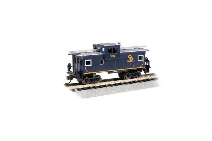36′ Wide-Vision Caboose - Ready to Run - Silver Series(R) -- Chesapeake & Ohio 3260, N, Bachmann Industries 70762