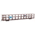 89′ Flatcar w/Tri-Level Open Auto Rack - Ready to Run -- Great Northern Rack Trailer-Train Flatc, HO, WalthersMainline 8211