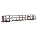 89′ Flatcar w/Tri-Level Open Auto Rack - Ready to Run -- Great Northern Rack Trailer-Train Flatc, HO, WalthersMainline 8209