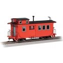 Wood Side-Door Caboose - Ready to Run - Spectrum(R) -- Painted, Unlettered (red), On30, Bachmann Industries 26703