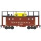 PRR Class N5C Steel Cabin Car (Caboose) - Ready to Run -- Pennsylvania Railroad 477865 (Trainphone, ′61, yellow Cupola, Shadow