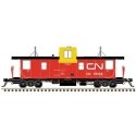 Pointe Ste. Charles PSC Caboose - Ready to Run -- Canadian National 78122 (International Service, red, black, white, yellow), HO