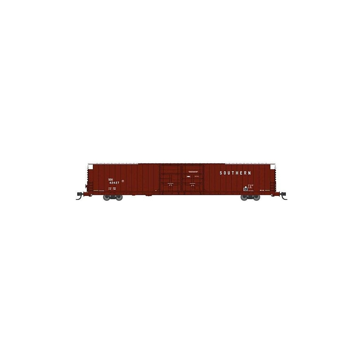Pullman-Standard 86′ Auto Parts Double-Door Boxcar - Ready to Run -- Southern Railway 42488 (Clayto, N, Bluford Shops 86835