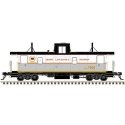 Pointe Ste. Charles PSC Caboose - Ready to Run -- Depew, Lancaster & Western 7409 (gray,, white, yellow, red, black), HO, Atlas 