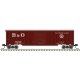 50′ Single-Door Boxcar - Ready to Run -- Baltimore & Ohio 299050 (Boxcar Red, 13 States Logo), N, Trainman 50006911