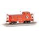 Slanted Offset-Cupola Caboose - Ready to Run -- Great Northern X-9, HO, Bachmann Industries 14010