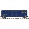 FMC 5347 Single-Door Boxcar - Ready to Run - Master(R) -- CSX 142681 (blue, yellow, , HO, Atlas Model Railroad Co. 20007597