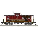 Extended-Vision Caboose - Ready to Run - Master(R) -- Mass Coastal 10 (red, black, yellow), HO, Atlas Model Railroad Co. 2000794
