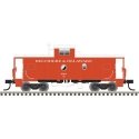 Standard-Cupola Caboose - Ready to Run - Master(R) -- Belvidere & Delaware 595 (red, black), HO, Atlas Model Railroad Co. 200079