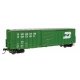 50′ ACF Exterior Post Dreadnaught End Plate B Boxcar - Ready to Run -- Burlington Northern 2142, HO, WalthersMainline 46027