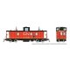 Hawker-Siddeley Caboose - Ready to Run -- Canadian National 79286 (Late, red, black, black steps, International Servi, HO, Rapid