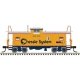 Extended-Vision Caboose - Ready to Run - Master(R) -- Chessie System C-3191 (yellow, orange), N, Atlas Model Railroad Co. 500073