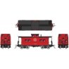 Northeastern-Style Steel Caboose - Ready to Run -- Western Maryland 1801 (As-Delivered, red, black), HO, Rapido Trains Inc 14402