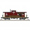 Extended-Vision Caboose - Ready to Run - Master(R) -- Mass Coastal 10 (red, black, yellow), N, Atlas Model Railroad Co. 50007312