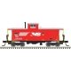 Standard-Cupola Caboose - Ready to Run - Master(R) -- Norfolk Southern 555551 (red, white), N, Atlas Model Railroad Co. 50007314