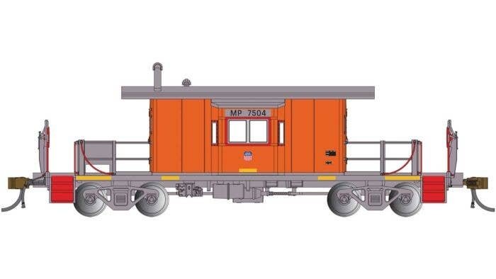 Transfer Caboose - Ready to Run - Silver Series(R) -- Union Pacific MP 7504 (MOW orange, gray), HO, Bachmann Industries 76406
