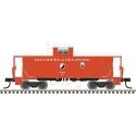 Standard-Cupola Caboose - Ready to Run - Master(R) -- Belvidere & Delaware 595 (red, black), N, Atlas Model Railroad Co. 5000731