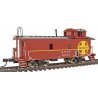Centralia Car Shops CE-2 Waycar Caboose - Assembled -- Santa Fe 999411 (red w/black Roof), HO, Intermountain Railway Company 10