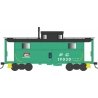 PRR Class N5 Steel Cabin Car (Caboose) - Ready to Run -- Penn Central 19012 (Blt. 5-20 Rpkd 9-68, Jade Green, black, Red P Logo)