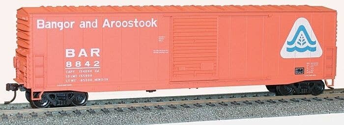 50′ Welded-Side Single-Door Boxcar - Kit -- Bangor & Aroostook 8842 (red, white, blue, Triangle Logo, HO, Accurail Inc 5723