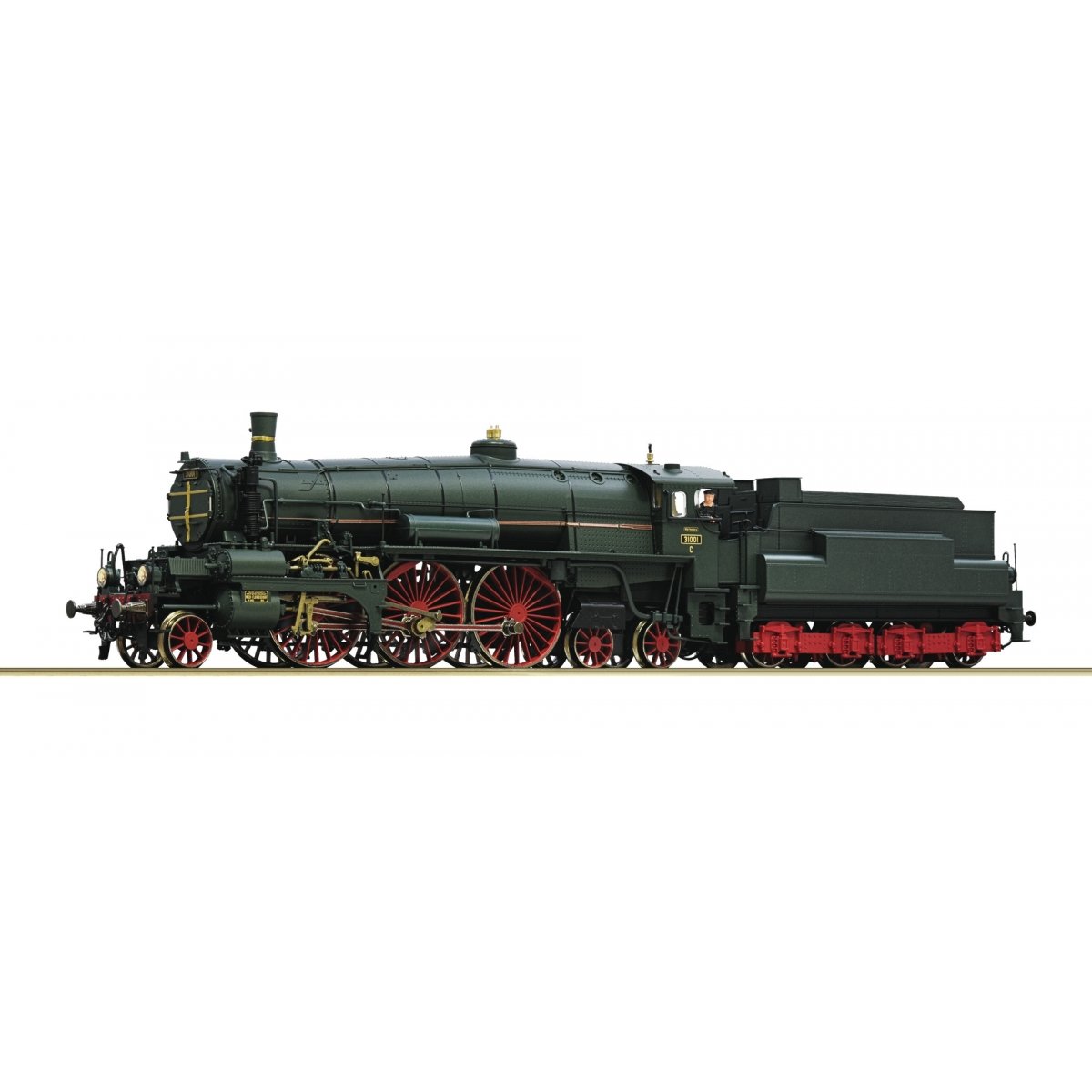 Steam locomotive 31001, K.W.St.E., HO, Roco 7100013
