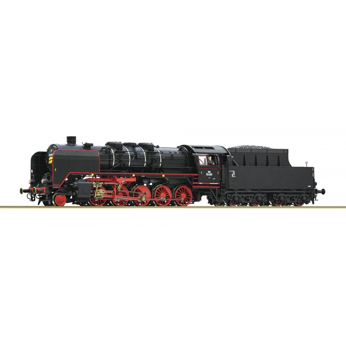 Steam locomotive 50.685, ÖBB, HO, Roco 7100016