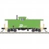 Extended-Vision Caboose - Ready to Run - Master(R) -- Burlington Northern 12510 (green, yellow), N, Atlas Model Railroad Co. 500