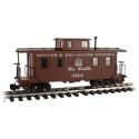 Eight-Wheel Wood Center-Cupola Caboose - Ready to Run -- Denver & Rio Grande Western 0506, G, Bachmann Industries 93803