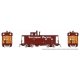 SP Class C-40-3 Steel Caboose No Roofwalk - Ready to Run -- Southern Pacific 1136 (1970s, Boxcar Red, orange, Large Gothic), HO,