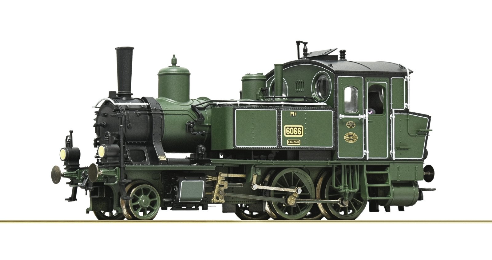 Steam locomotive class Pt 2/3, K.Bay.Sts.B., HO, Roco 7100037